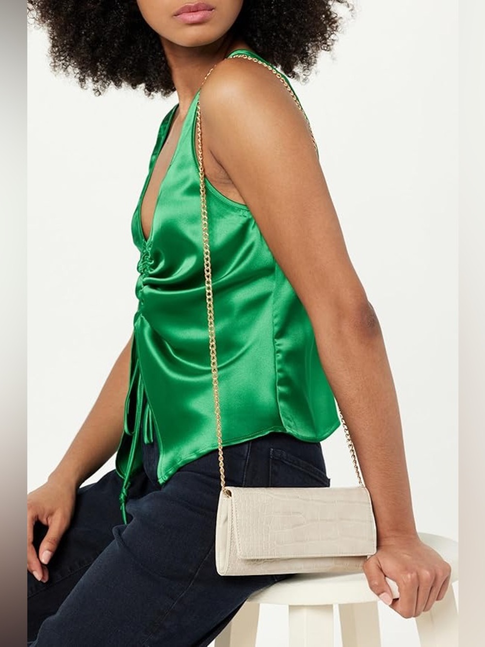 NWT The Drop womens Leroya Wallet on Chain Crossbody